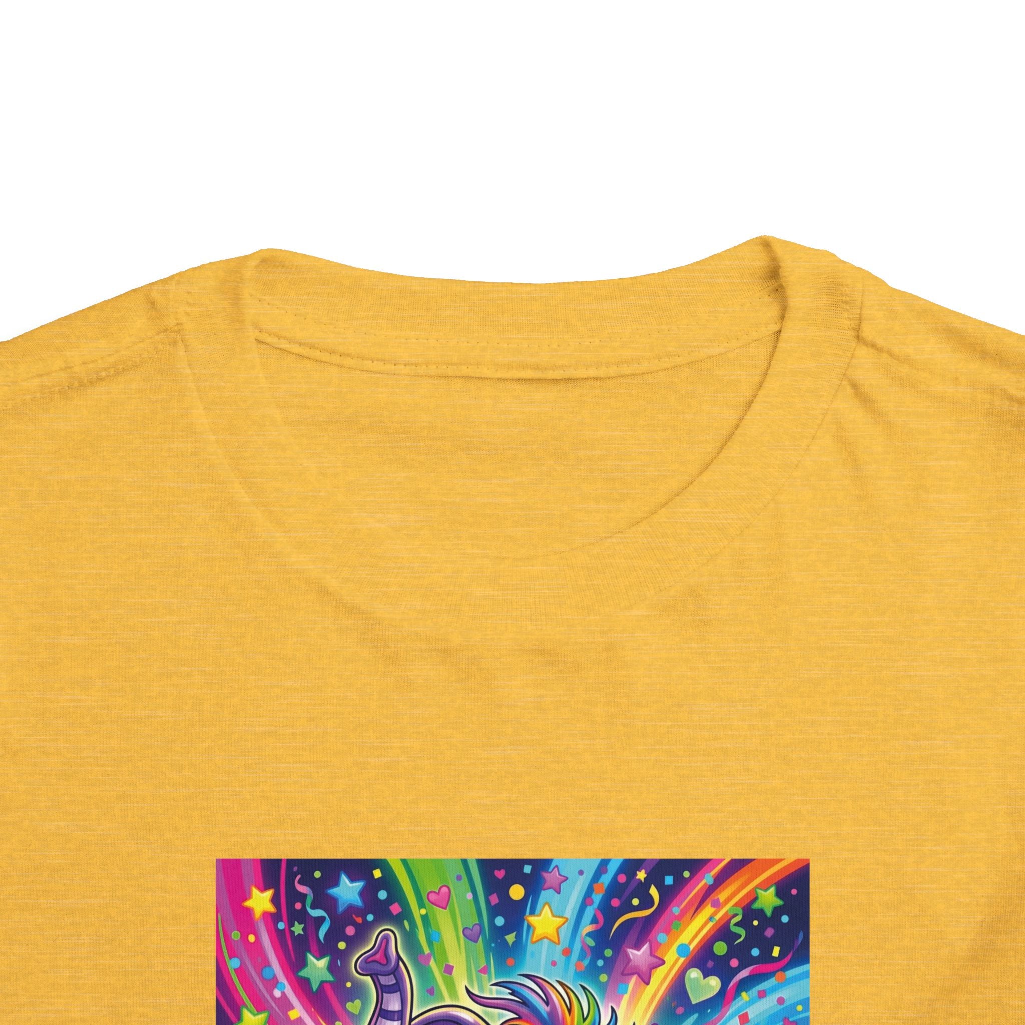 Piklez™ Toddler Short Sleeve Tee – "Born to Celebrate!" Graphic Shirt | Smile Universe Collection