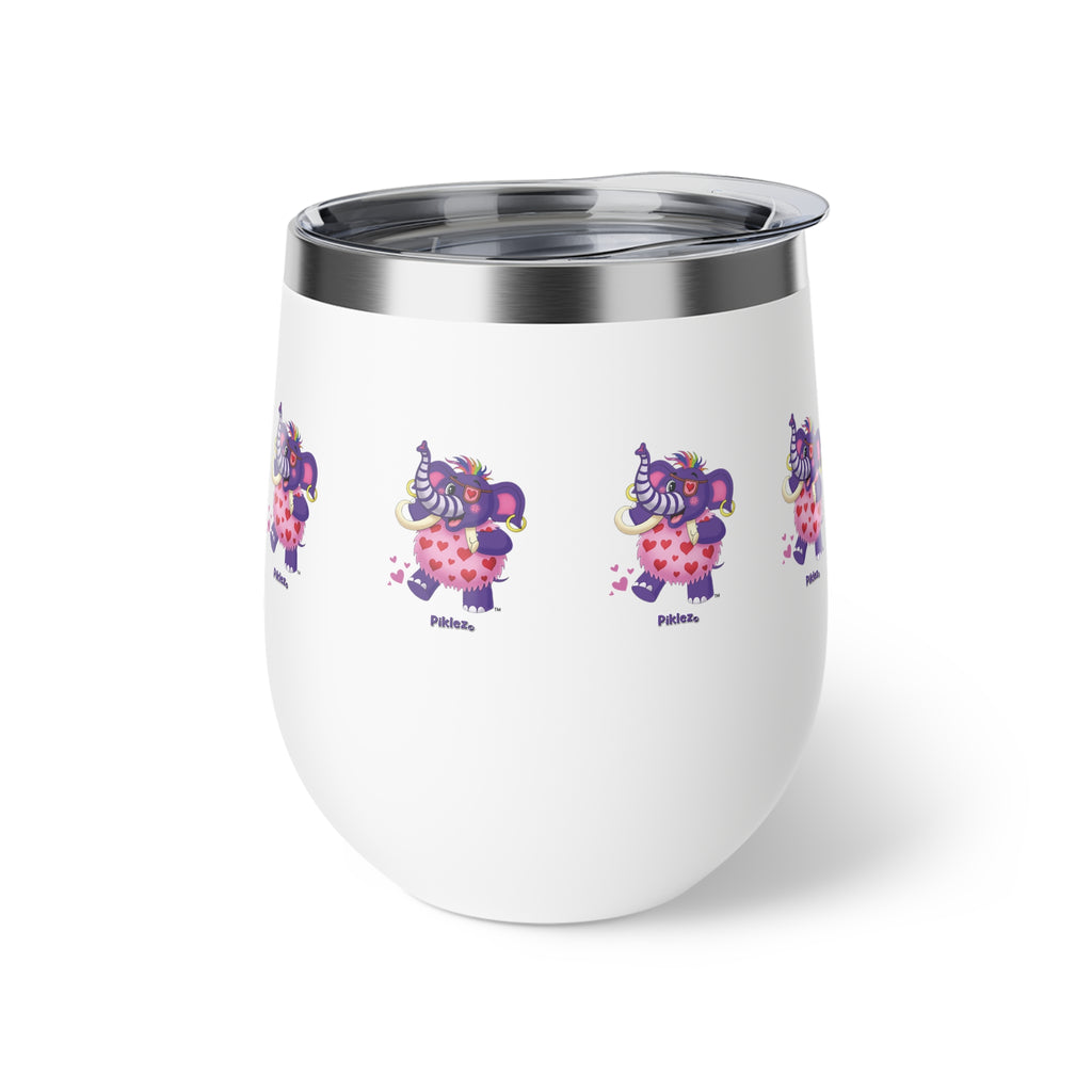 Piklez™ 12oz Copper Vacuum Insulated Cup – "Full of Love!" Graphic | Smile Universe Collection