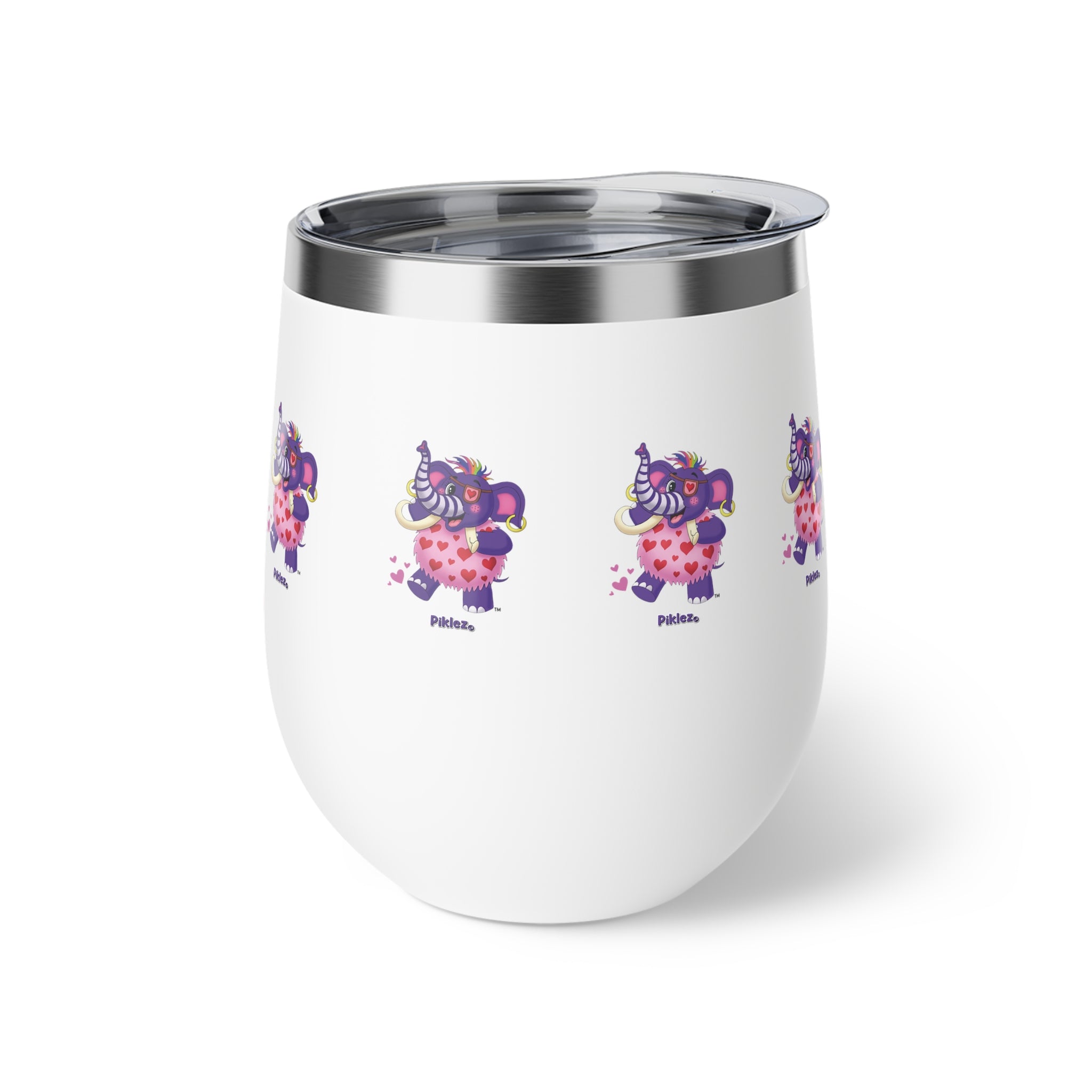 Piklez™ 12oz Copper Vacuum Insulated Cup – "Full of Love!" Graphic | Smile Universe Collection