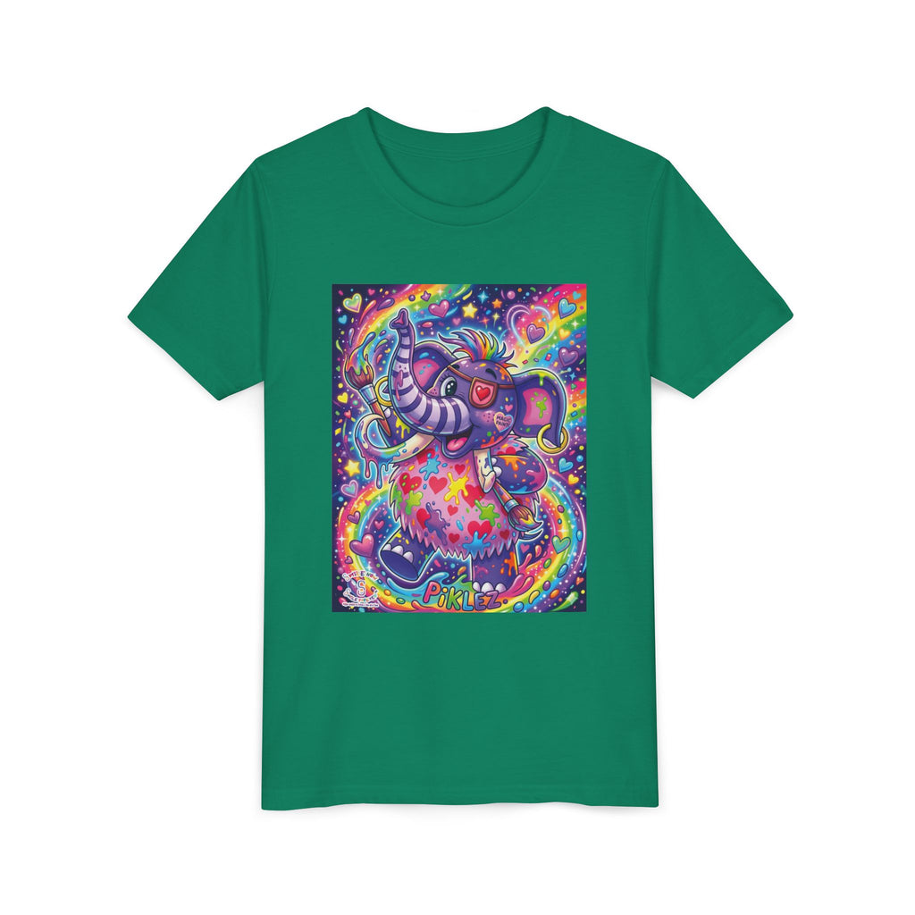 Piklez™ Youth Short Sleeve Tee – "Magic Paint!" Graphic Shirt | Smile Universe Collection