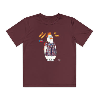 TuBz™ "Being Smart Iz Kool" Youth Competitor T- Shirt - Character Dress-Up Graphic Tee