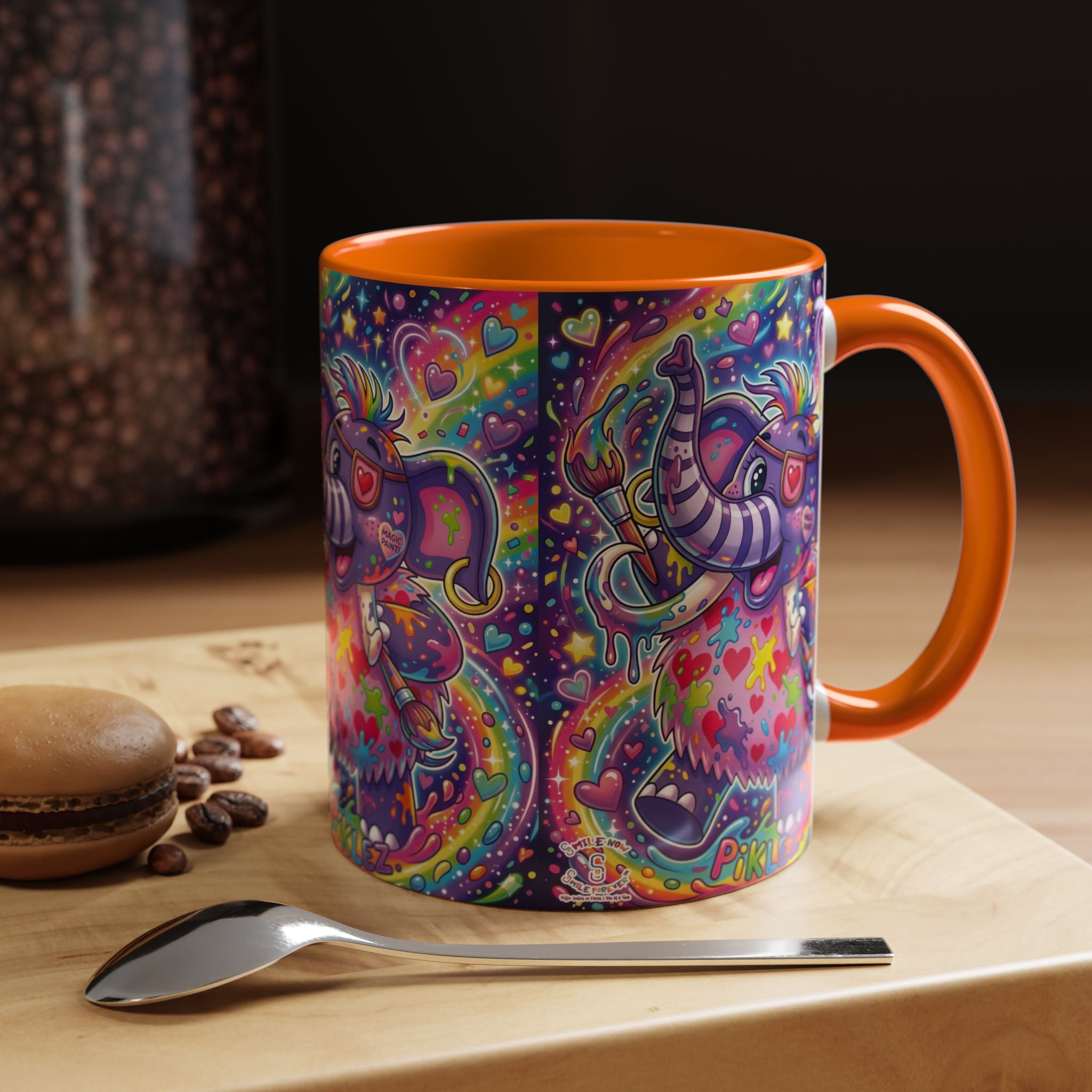 Piklez™ 15oz Ceramic Mug – "Magic Paint!" Graphic | Smile Universe Collection