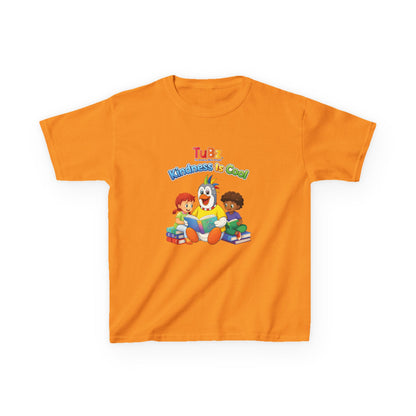 TuBz™ "Kindness Is Cool" Kids T-Shirt - Positive Message Graphic Tee | Smile Universe TuBz4Kidz
