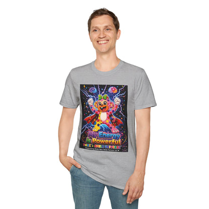 Panz™ Unisex Softstyle T-Shirt  for Adult– "My Energy is Powerful" Graphic Tee | Smile Universe Collection