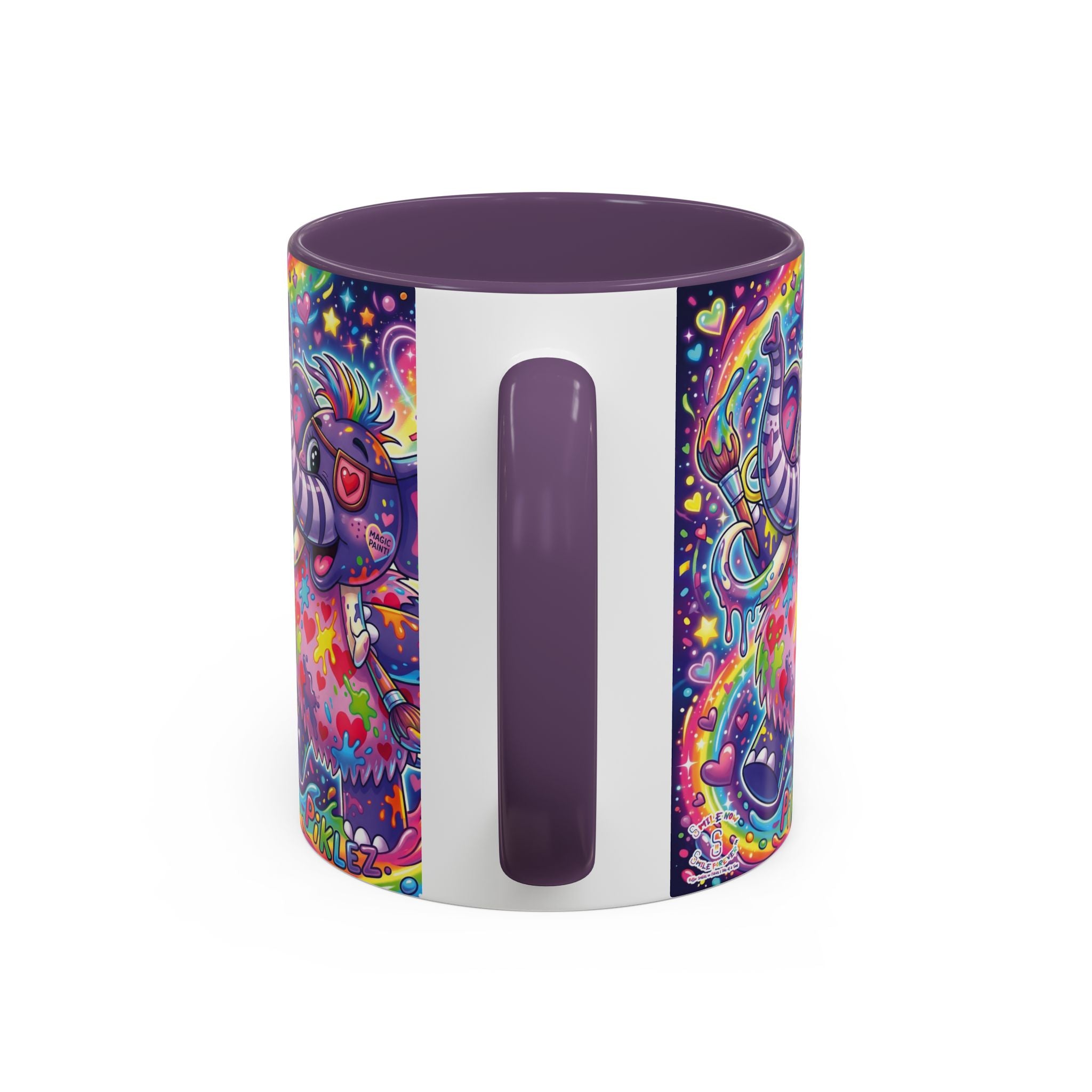 Piklez™ 15oz Ceramic Mug – "Magic Paint!" Graphic | Smile Universe Collection