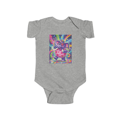 Piklez™ Infant Fine Jersey Bodysuit – "Born to Celebrate!" Graphic | Smile Universe Collection