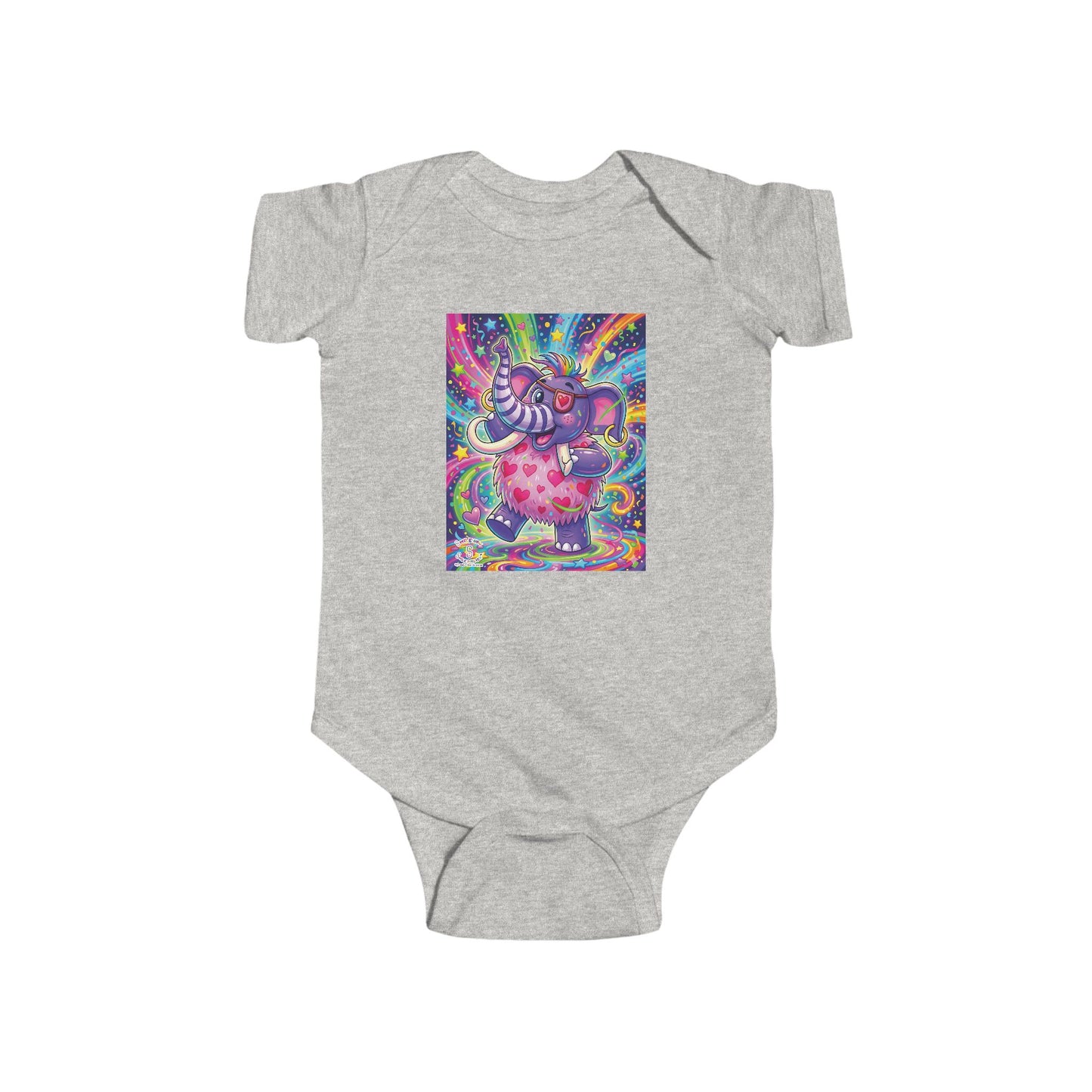 Piklez™ Infant Fine Jersey Bodysuit – "Born to Celebrate!" Graphic | Smile Universe Collection