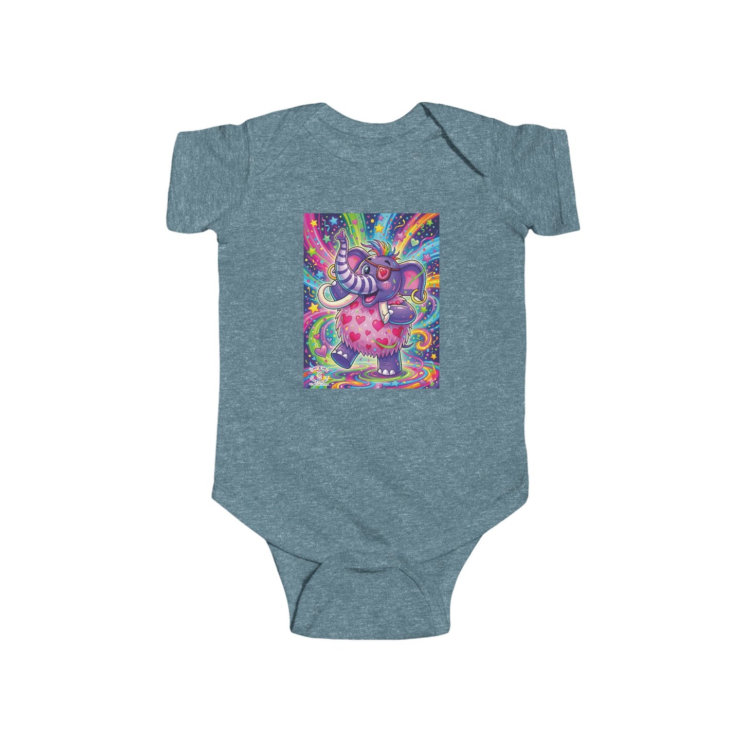 Piklez™ Infant Fine Jersey Bodysuit – "Born to Celebrate!" Graphic | Smile Universe Collection