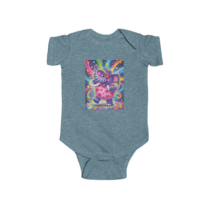Piklez™ Infant Fine Jersey Bodysuit – "Born to Celebrate!" Graphic | Smile Universe Collection