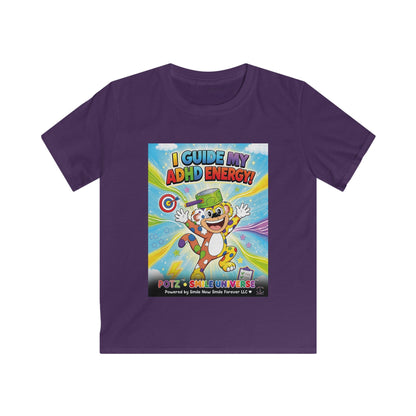 Potz™ Kids Softstyle Tee – "I Guide My ADHD Energy!" Graphic Tee | Smile Universe Collection