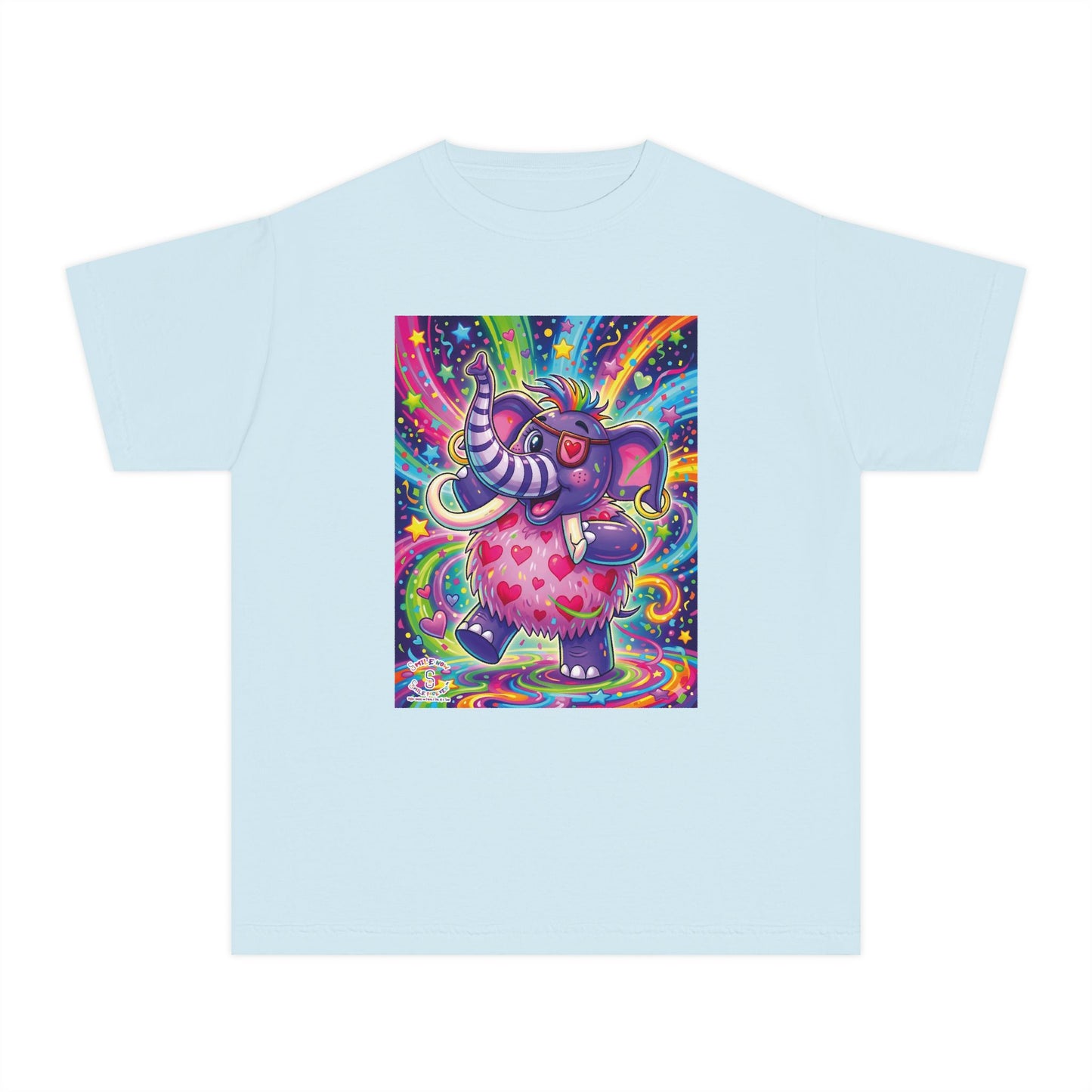 Piklez™ Youth Midweight Tee – "Born to Celebrate!" Graphic Shirt | Smile Universe Collection