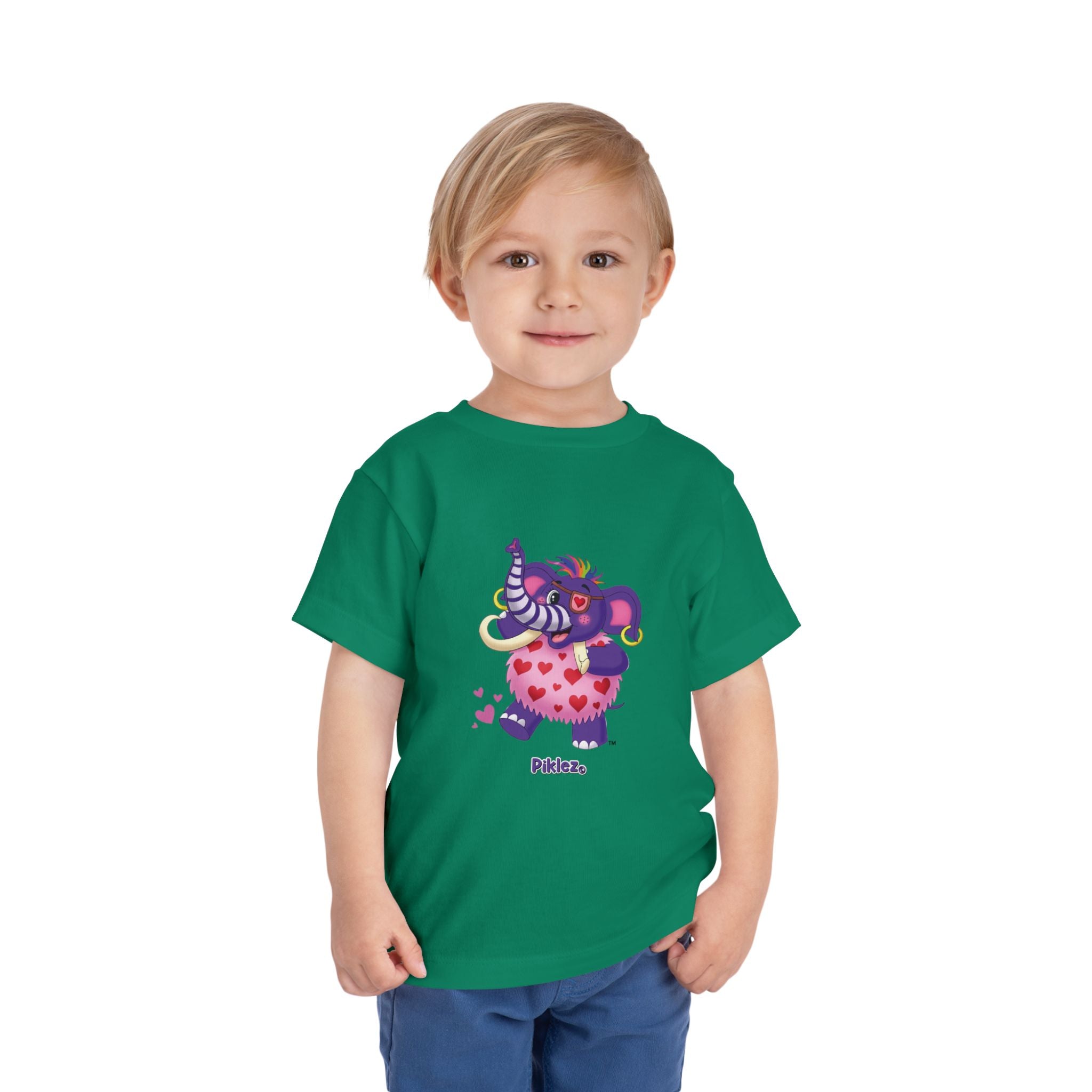 Piklez™ Toddler Short Sleeve Tee – "Full of Love!" Graphic Shirt | Smile Universe Collection