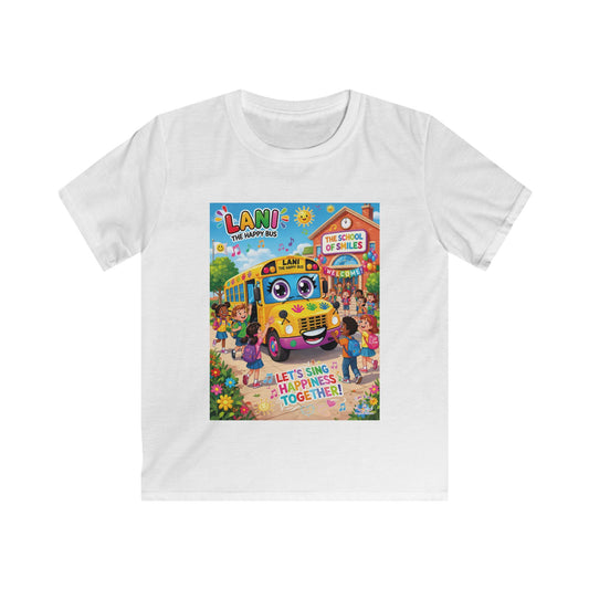 Lani™ Kids Softstyle Tee – "Let's Sing Happiness Together!" Graphic