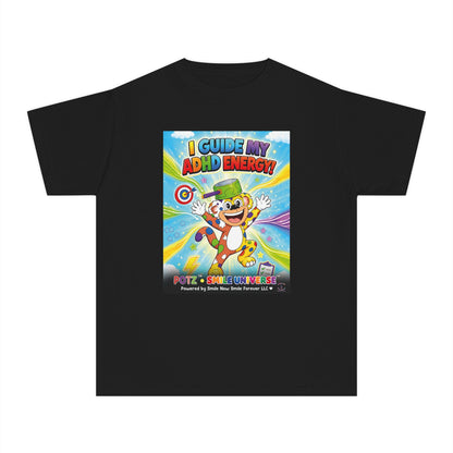 Potz™ Youth Midweight Tee – "I Guide My ADHD Energy!" Graphic Tee | Smile Universe Collection