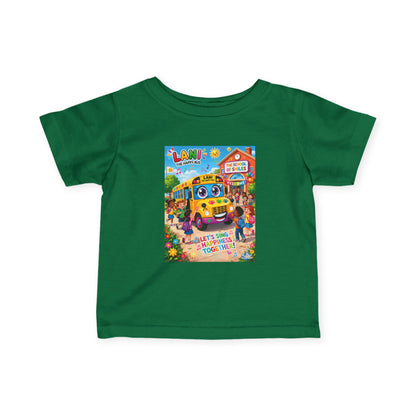 Lani™ Infant Fine Jersey Tee – "Let's Sing Happiness Together!" Graphic