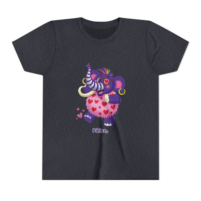 Piklez™ Youth Short Sleeve Tee – "Full of Love!" Graphic Shirt | Smile Universe Collection