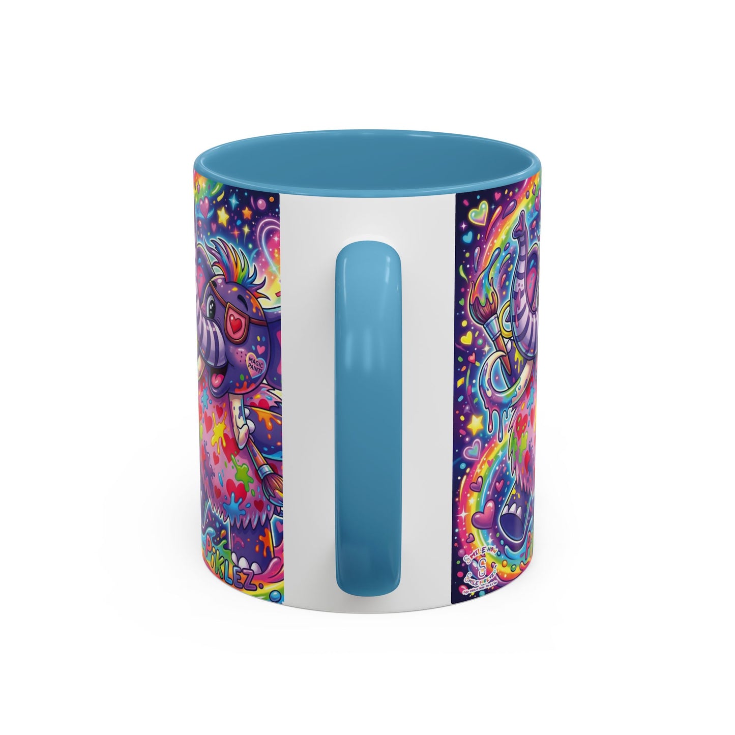 Piklez™ 15oz Ceramic Mug – "Magic Paint!" Graphic | Smile Universe Collection
