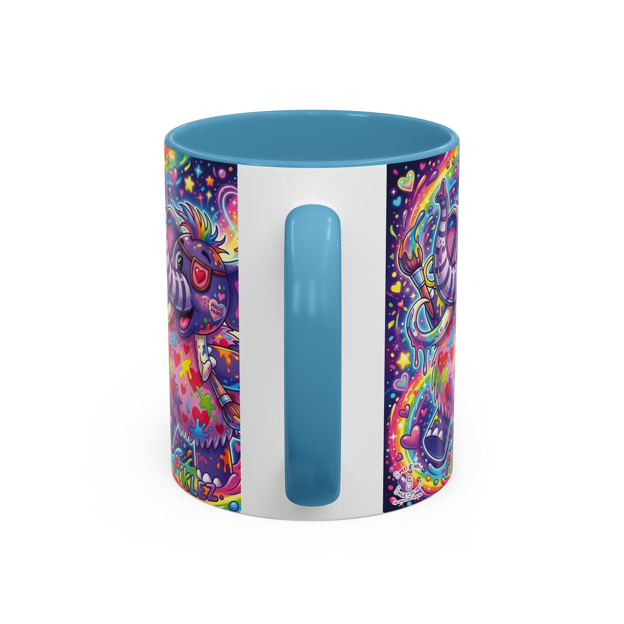 Piklez™ 15oz Ceramic Mug – "Magic Paint!" Graphic | Smile Universe Collection