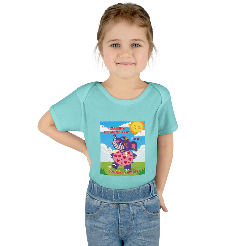 Piklez™ Infant Bodysuit – “Destined to Shine” Baby Outfit | Smile Universe Collection