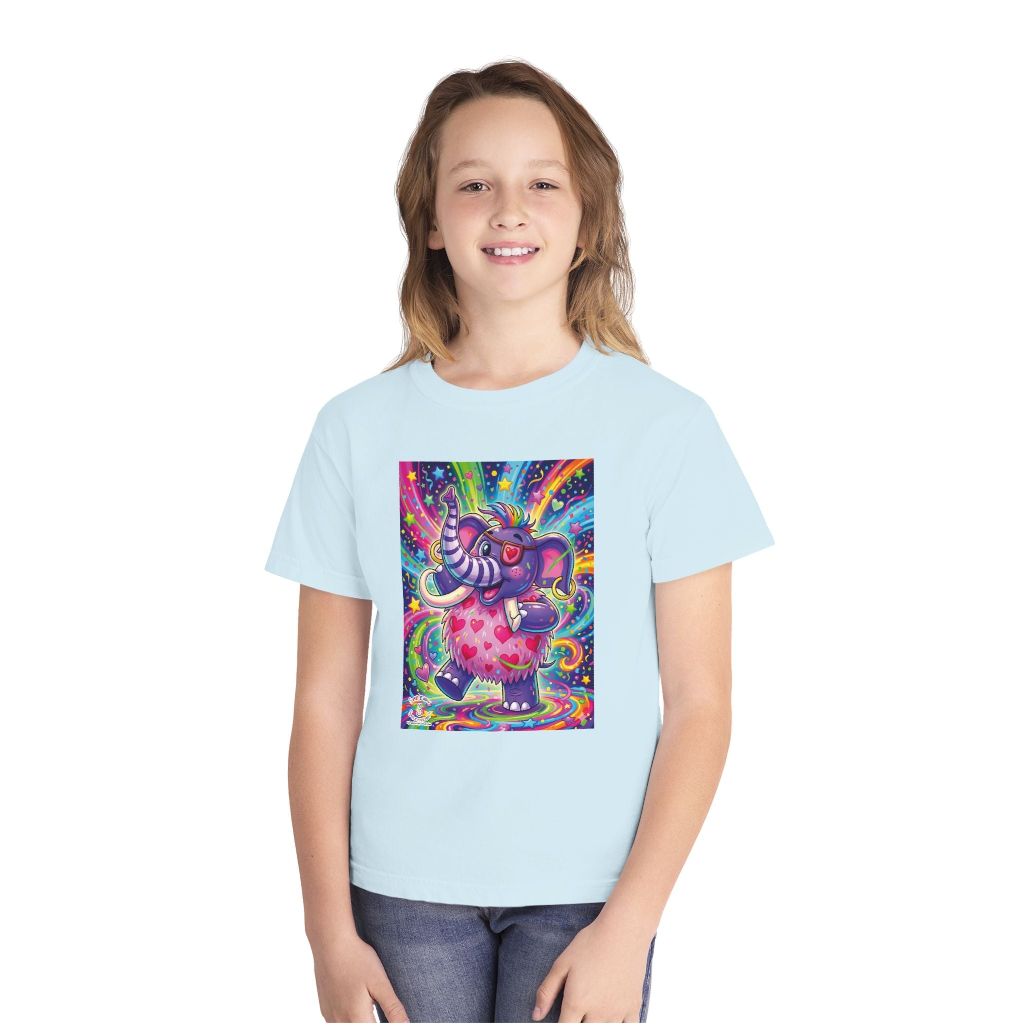 Piklez™ Youth Midweight Tee – "Born to Celebrate!" Graphic Shirt | Smile Universe Collection
