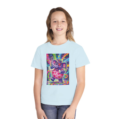 Piklez™ Youth Midweight Tee – "Born to Celebrate!" Graphic Shirt | Smile Universe Collection