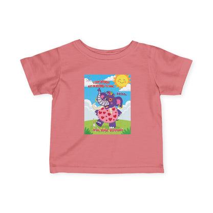 Piklez™ Infant Fine Jersey Tee – “Destined to Shine” Baby Shirt | Smile Universe Piklez Collection