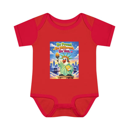TuBz™ "Be Proud. Be Different. Be You." Infant Bodysuit - Inspirational Baby Onesie
