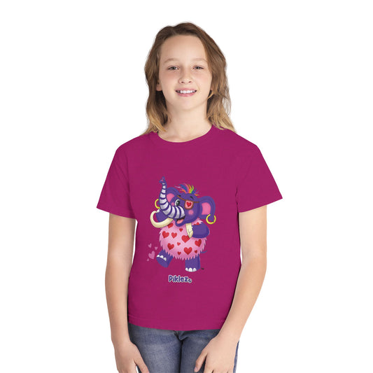 Piklez™ Youth Midweight Tee – "Full of Love!" Graphic Shirt | Smile Universe Collection