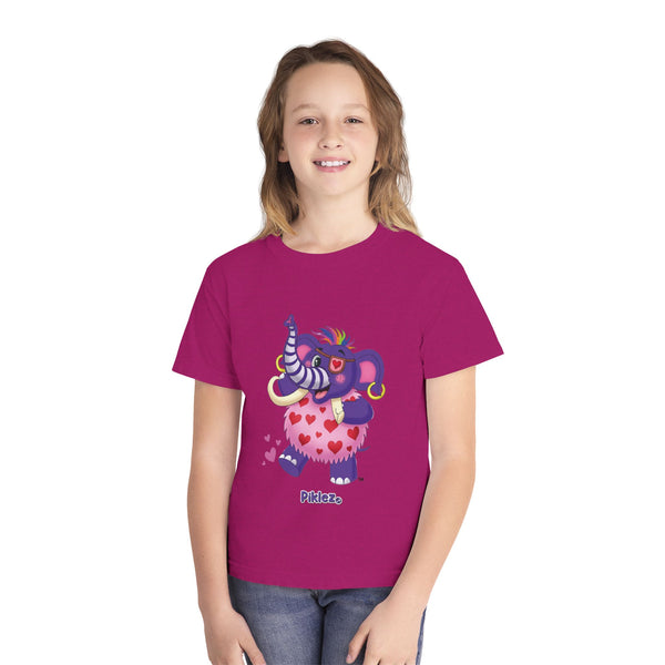 Piklez™ Youth Midweight Tee – "Full of Love!" Graphic Shirt | Smile Universe Collection