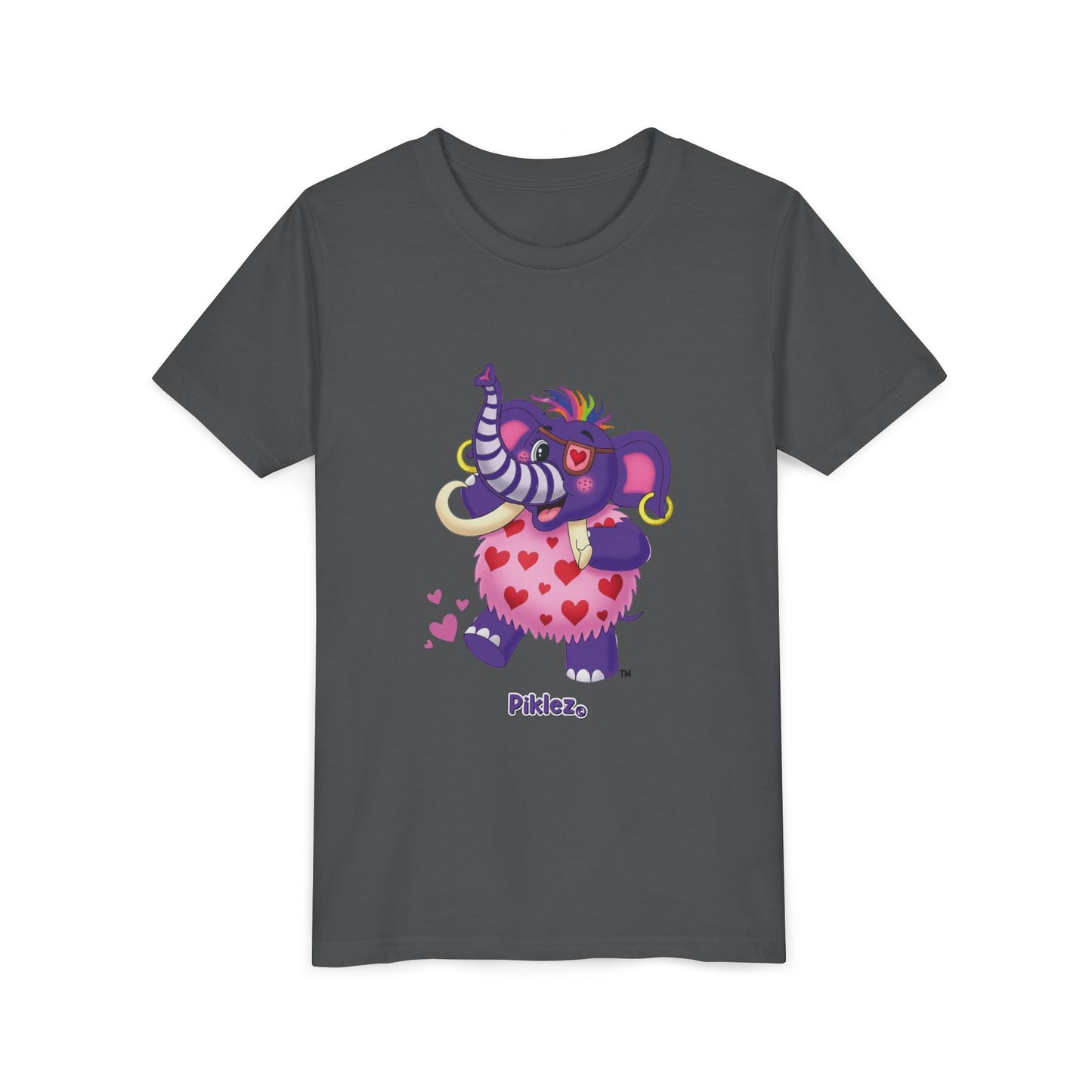Piklez™ Youth Short Sleeve Tee – "Full of Love!" Graphic Shirt | Smile Universe Collection