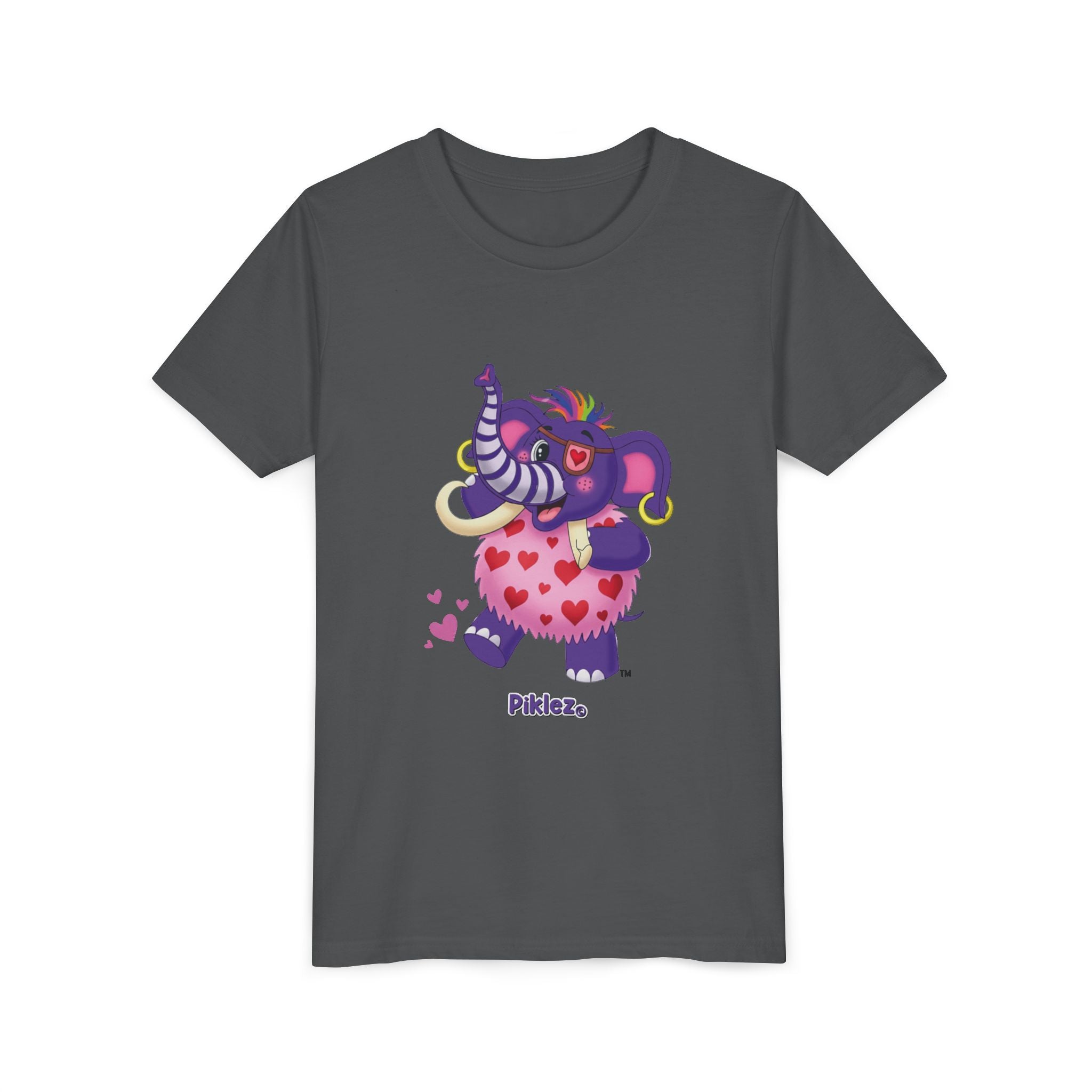 Piklez™ Youth Short Sleeve Tee – "Full of Love!" Graphic Shirt | Smile Universe Collection