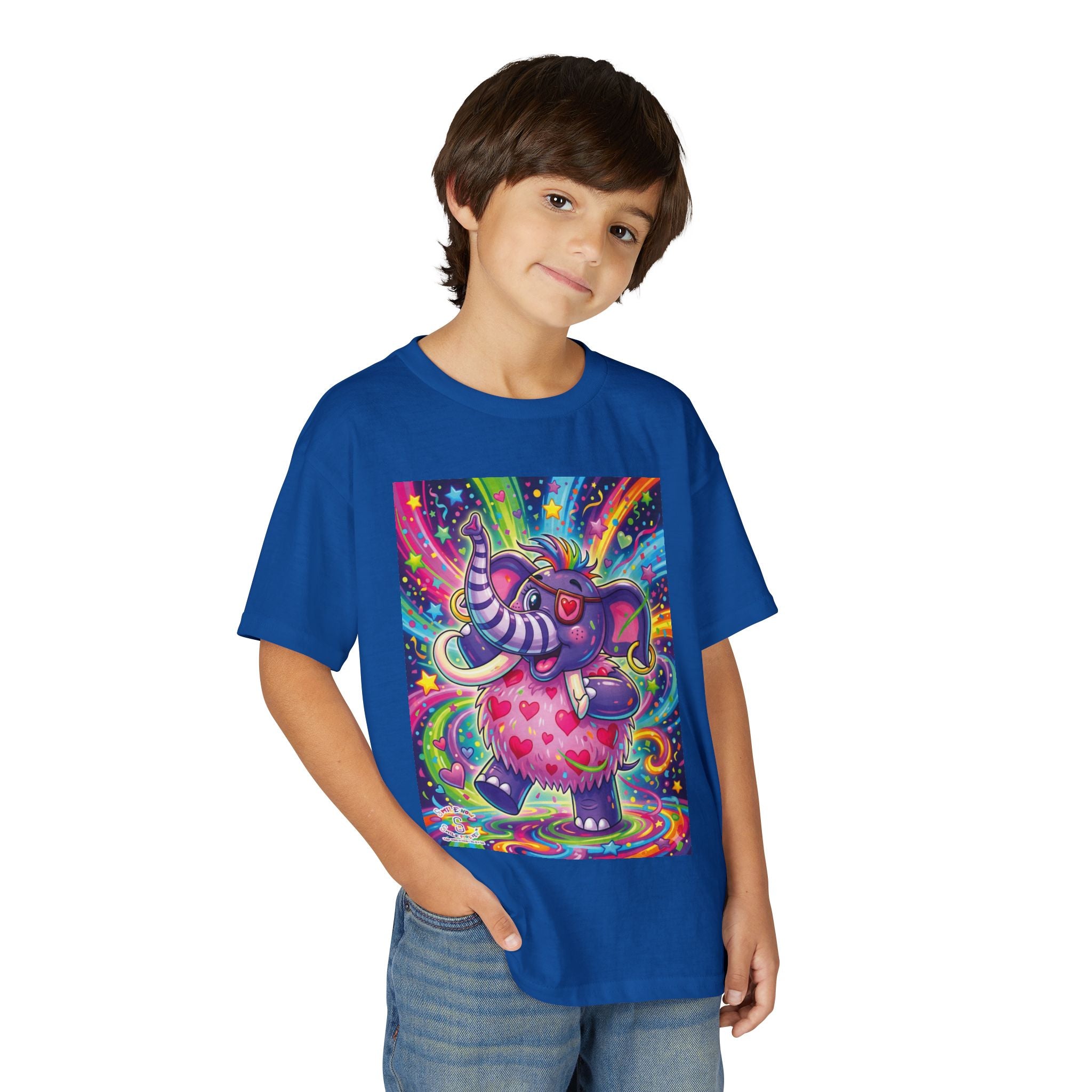Piklez™ Youth DryBlend® T-Shirt – "Born to Celebrate!" Graphic Shirt | Smile Universe Collection