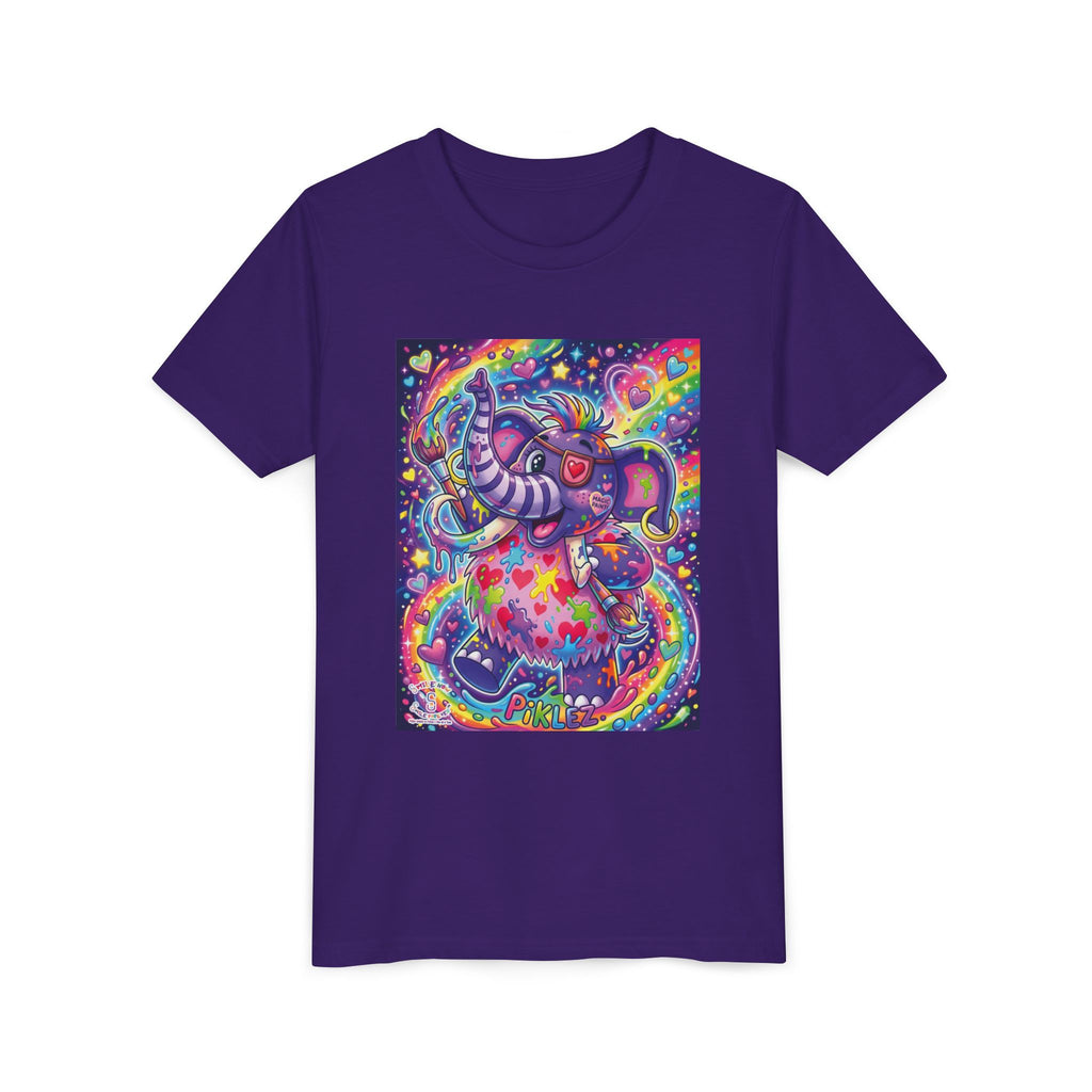Piklez™ Youth Short Sleeve Tee – "Magic Paint!" Graphic Shirt | Smile Universe Collection