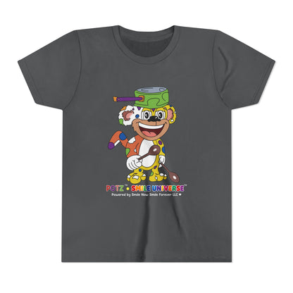 Potz™ Youth Short Sleeve Tee – Playful Graphic Tee | Smile Universe Collection