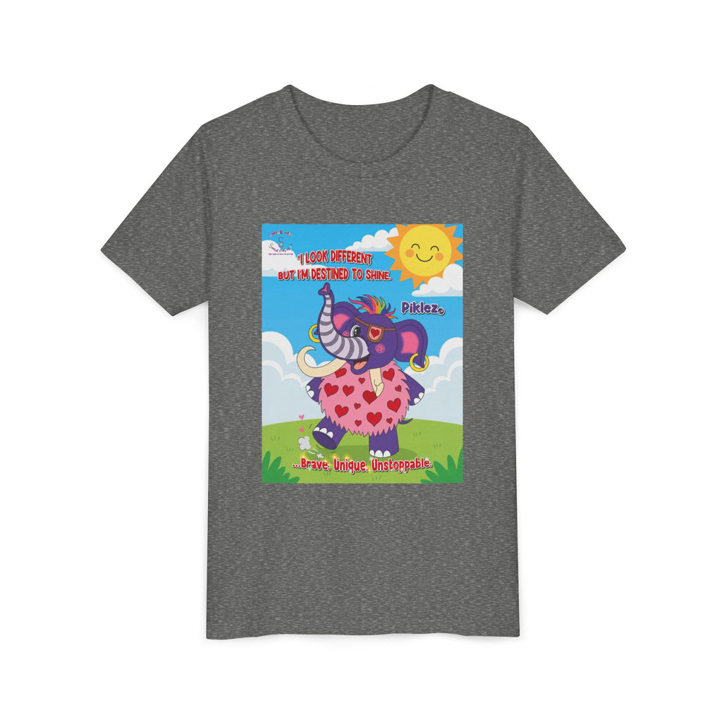Piklez™ Kids T-Shirt Youth Tee – “Destined to Shine” Graphic Tee | Smile Universe Collection