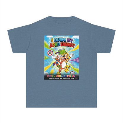 Potz™ Youth Midweight Tee – "I Guide My ADHD Energy!" Graphic Tee | Smile Universe Collection