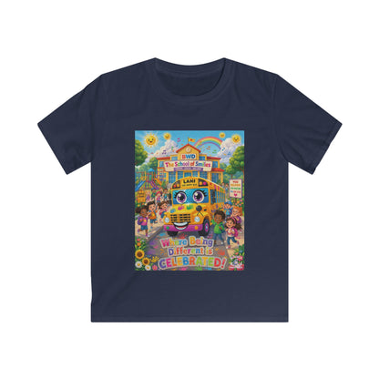 Lani™ Kids Softstyle Tee – "Where Being Different is CELEBRATED!" Graphic Shirt
