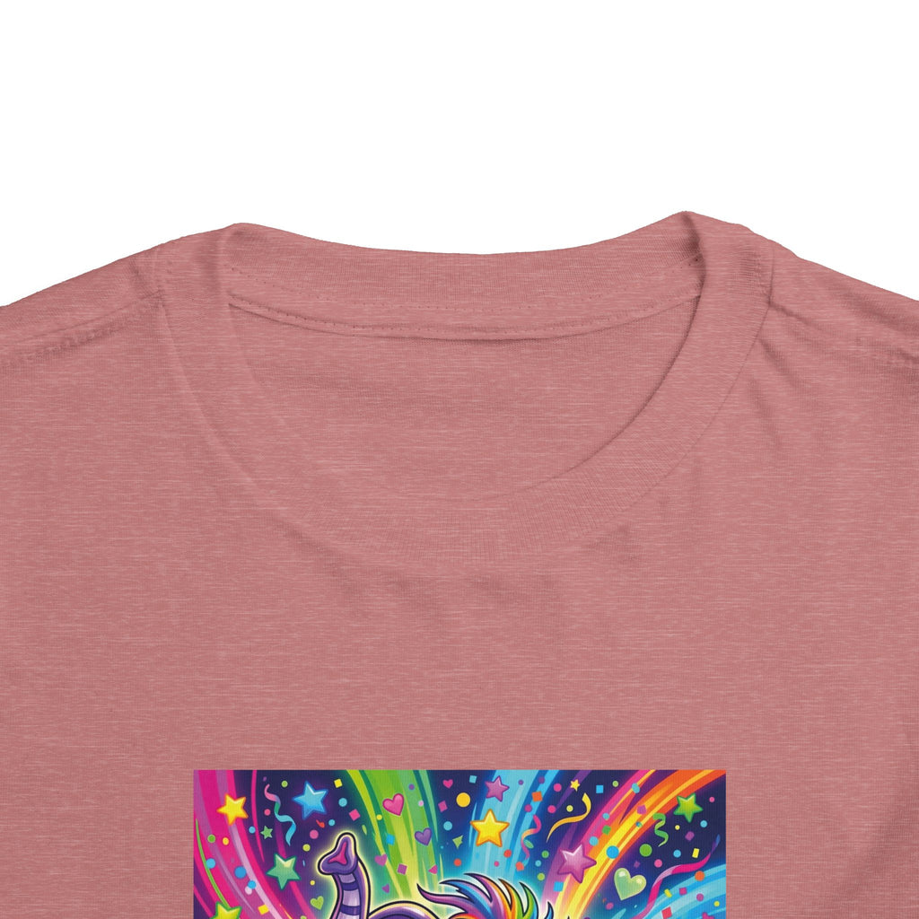 Piklez™ Toddler Short Sleeve Tee – "Born to Celebrate!" Graphic Shirt | Smile Universe Collection