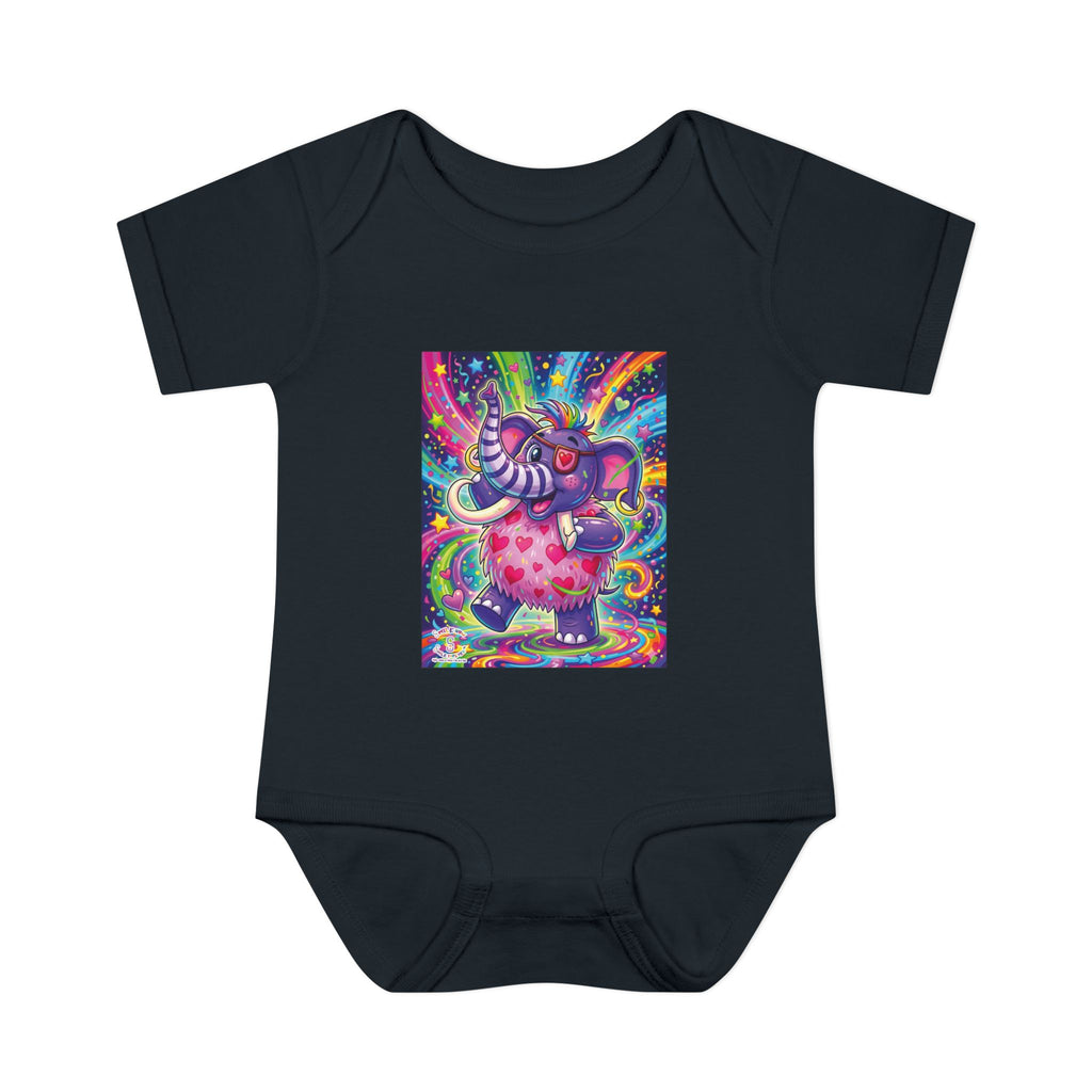 Piklez™ Infant Baby Rib Bodysuit – "Born to Celebrate!" Graphic | Smile Universe Collection