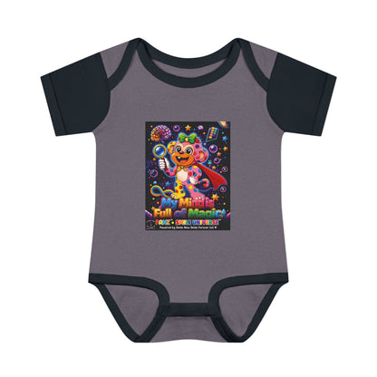 Panz™ Infant Baby Rib Bodysuit – "My Mind is Full of Magic" Graphic | Smile Universe Collection