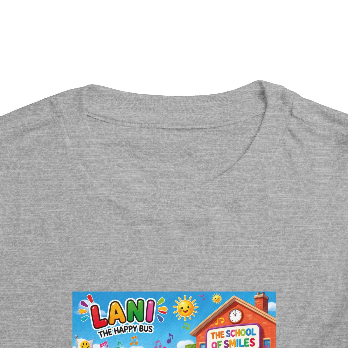 Lani™ Toddler Short Sleeve Tee – "Let's Sing Happiness Together!" Graphic