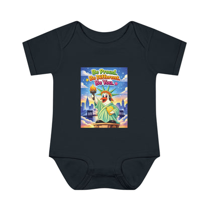 TuBz™ "Be Proud. Be Different. Be You." Infant Bodysuit - Inspirational Baby Onesie