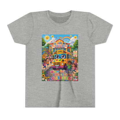 Lani™ Youth Short Sleeve Tee – "Where Being Different is CELEBRATED!" Graphic Shirt