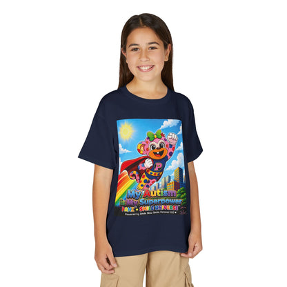 Panz™ Youth DryBlend® T-Shirt – "My Autism is My Superpower" Graphic | Smile Universe Collection