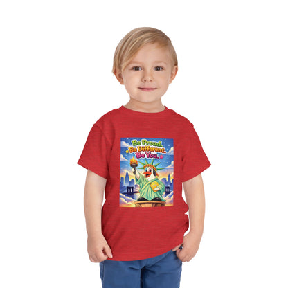 TuBz™ "Be Proud. Be Different. Be You." Toddler T- Shirt - Inspirational Kids Tee
