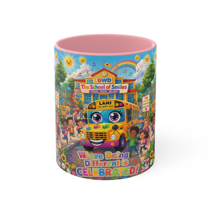 Lani™ Accent Mug – "Where Being Different is CELEBRATED!" Graphic