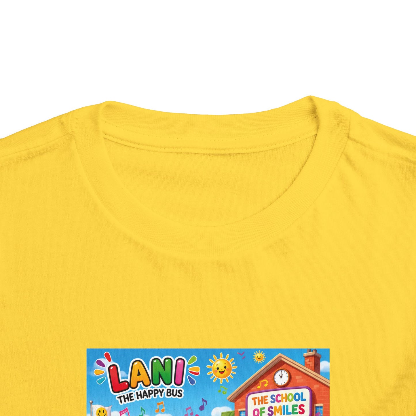 Lani™ Toddler Short Sleeve Tee – "Let's Sing Happiness Together!" Graphic