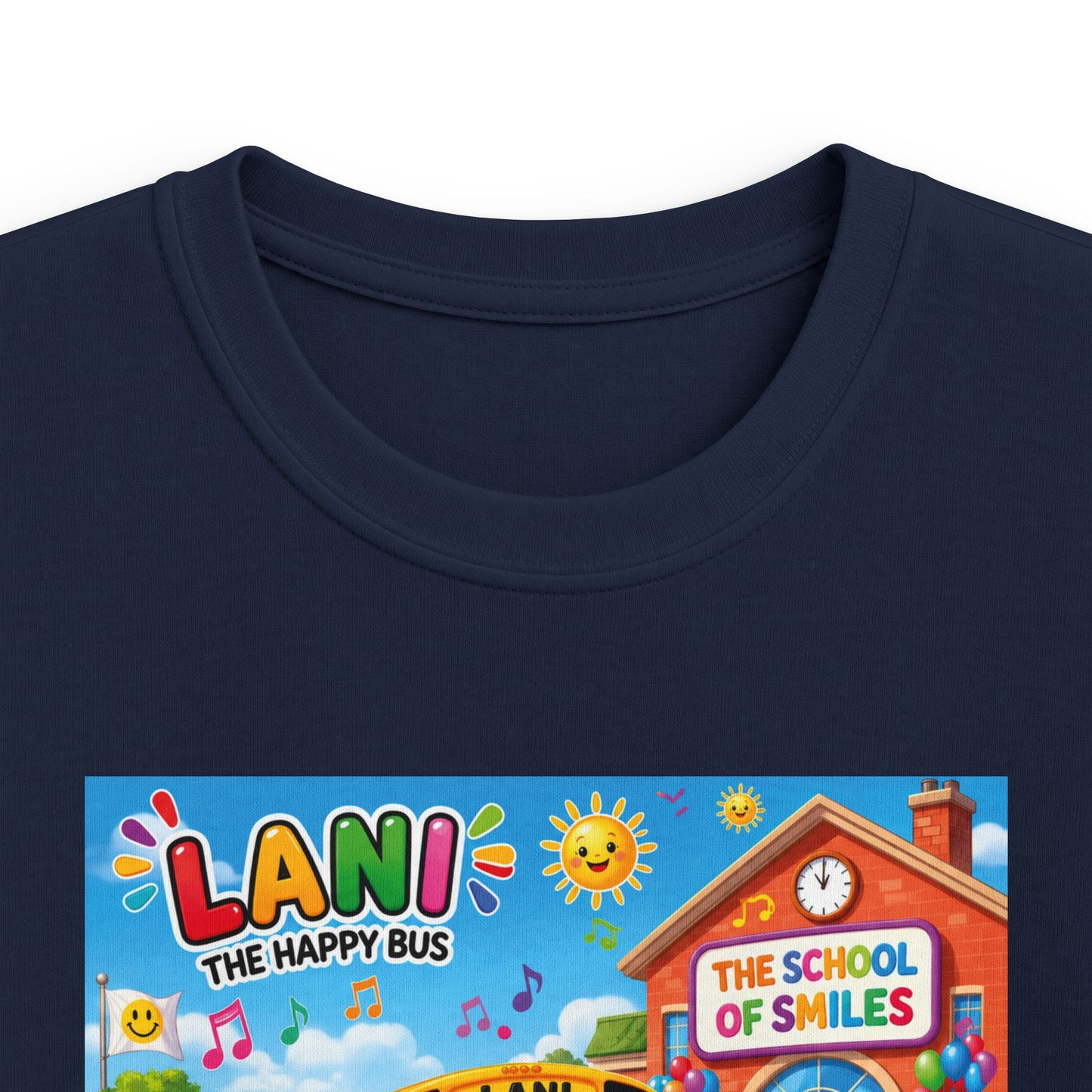 Lani™ Kids Softstyle Tee – "Let's Sing Happiness Together!" Graphic