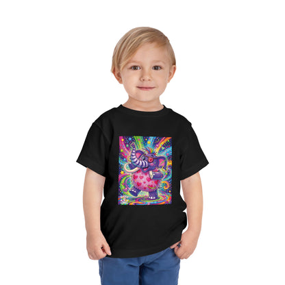 Piklez™ Toddler Short Sleeve Tee – "Born to Celebrate!" Graphic Shirt | Smile Universe Collection