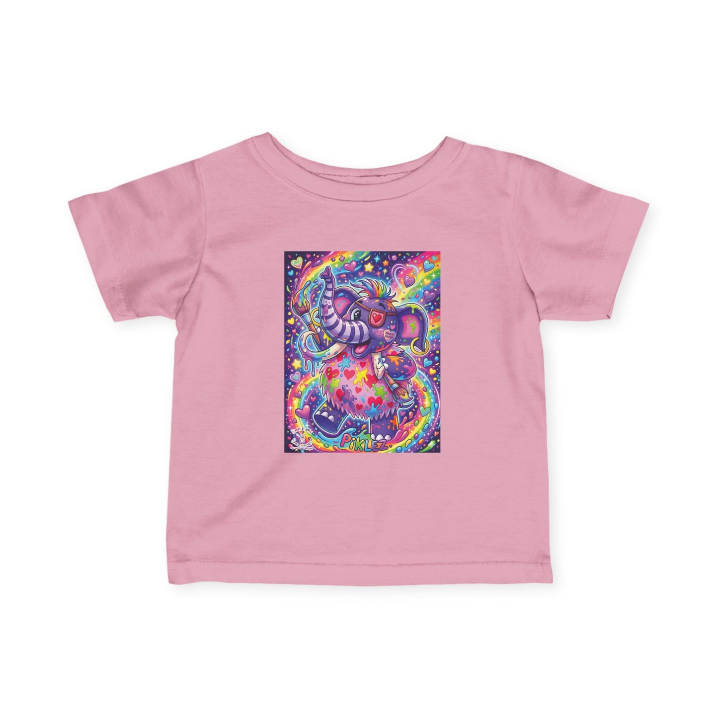 Piklez™ Infant Fine Jersey Tee – "Magic Paint!" Graphic Shirt | Smile Universe Collection